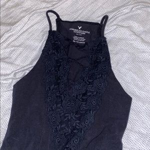 Navy blue bodysuit